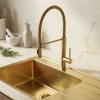 Pure.Sink Luxion Gold kitchen faucet with flexible spout and 2 spray modes PLXFLEX-60